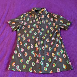 Funky 70s Short-sleeve Top